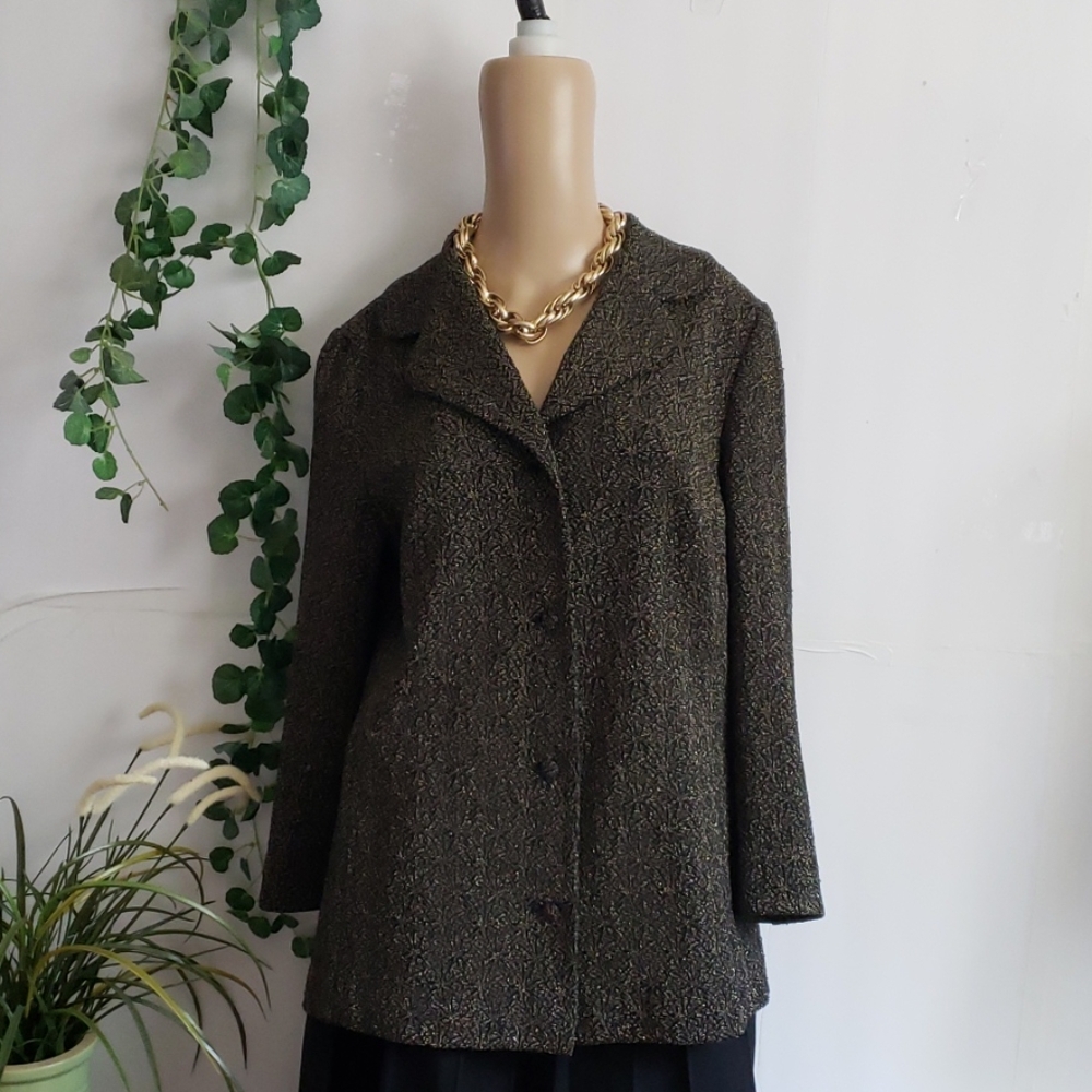Vintage Blazer & Gold Blazer Top